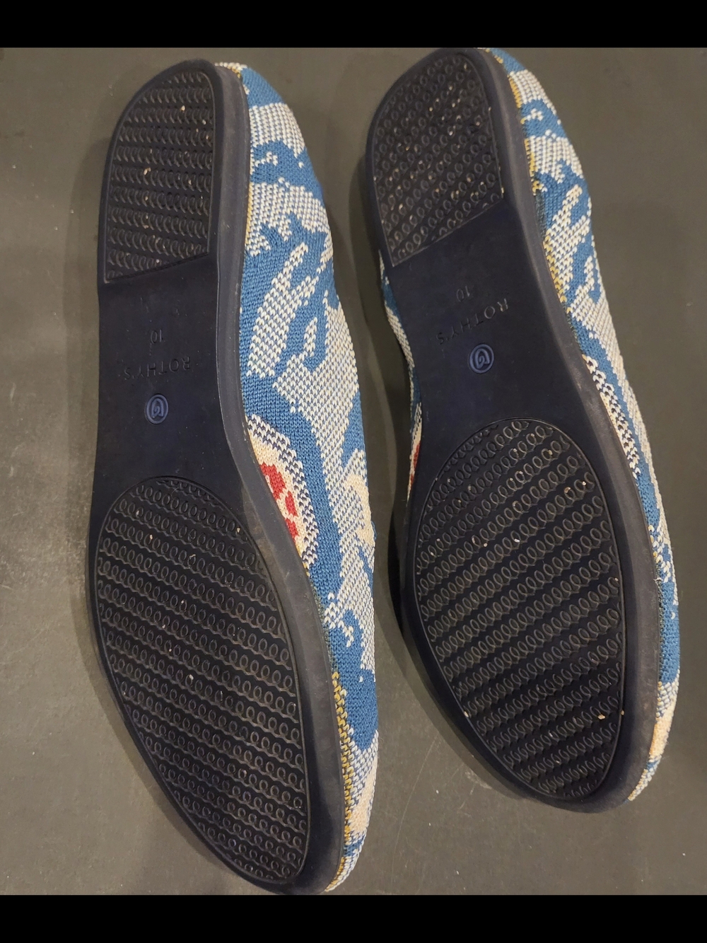 Limited Edition ROTHYS Moroccan Teal Slip-On Loafers - Picture 5 of 5